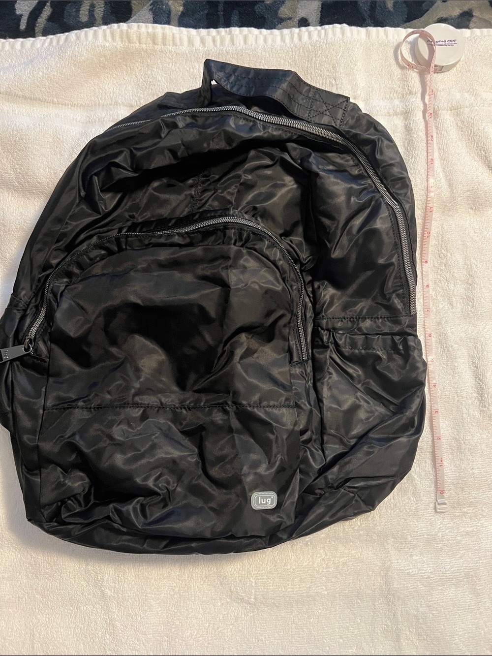 lug Black Nylon Everyday Backpack for Men
